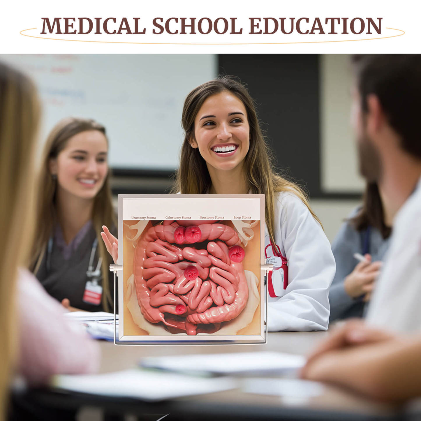 Hangable and Tabletop Ostomy Teaching Model Kit