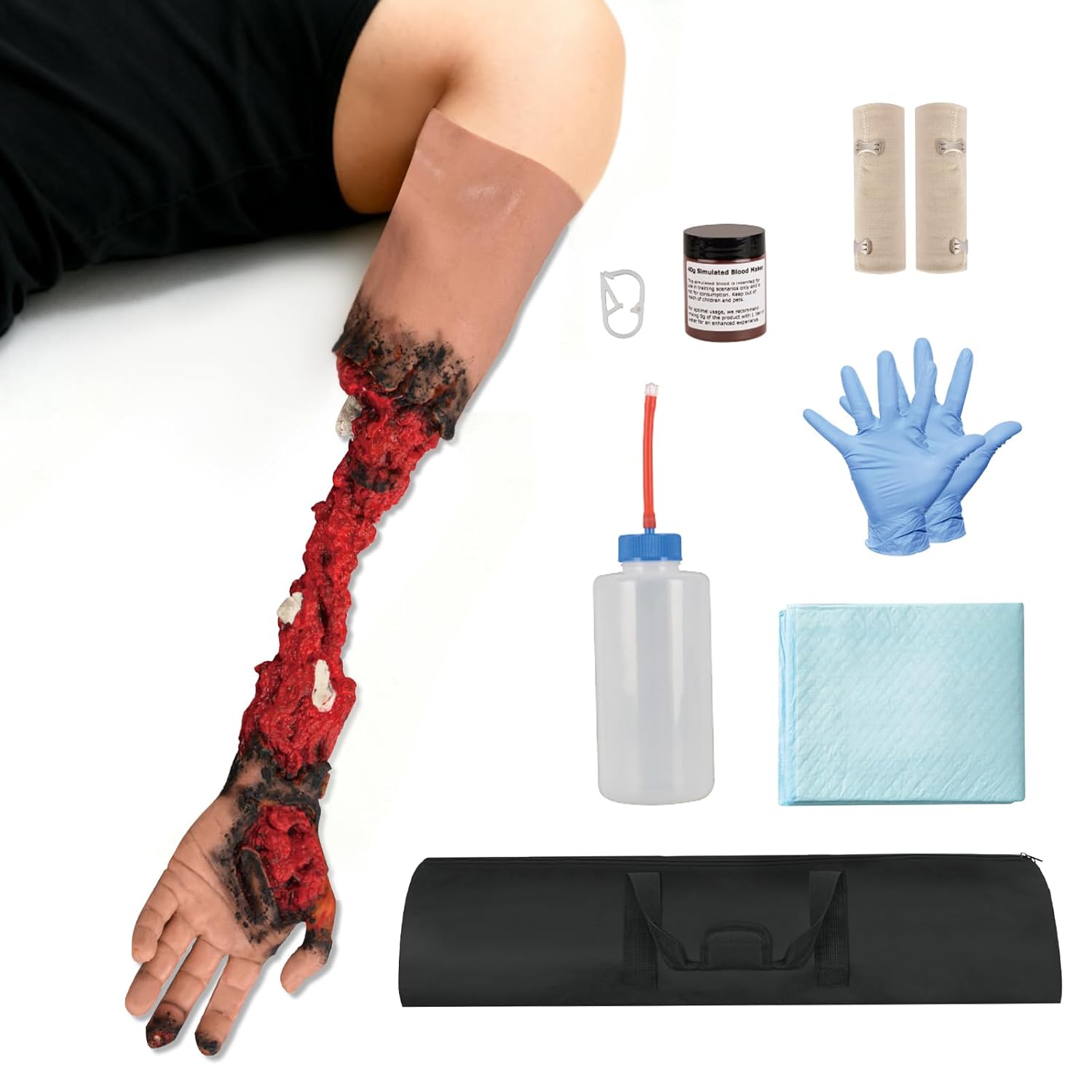 Wearable Partial Arm Amputation Trauma Trainer, Left