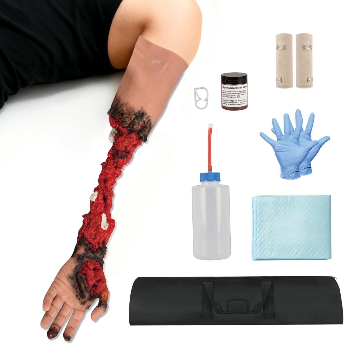 Wearable Partial Arm Amputation Trauma Trainer, Left