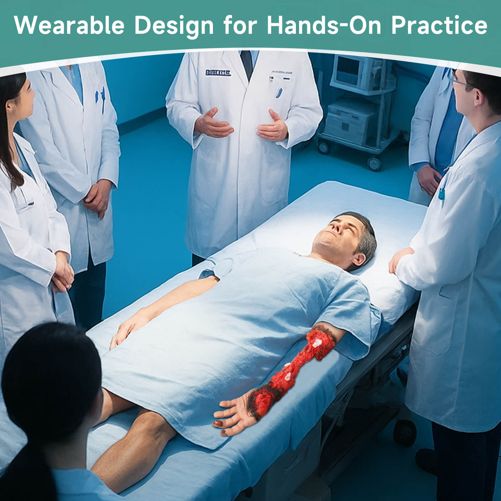 Partial Arm Amputation Trauma Trainer, Left