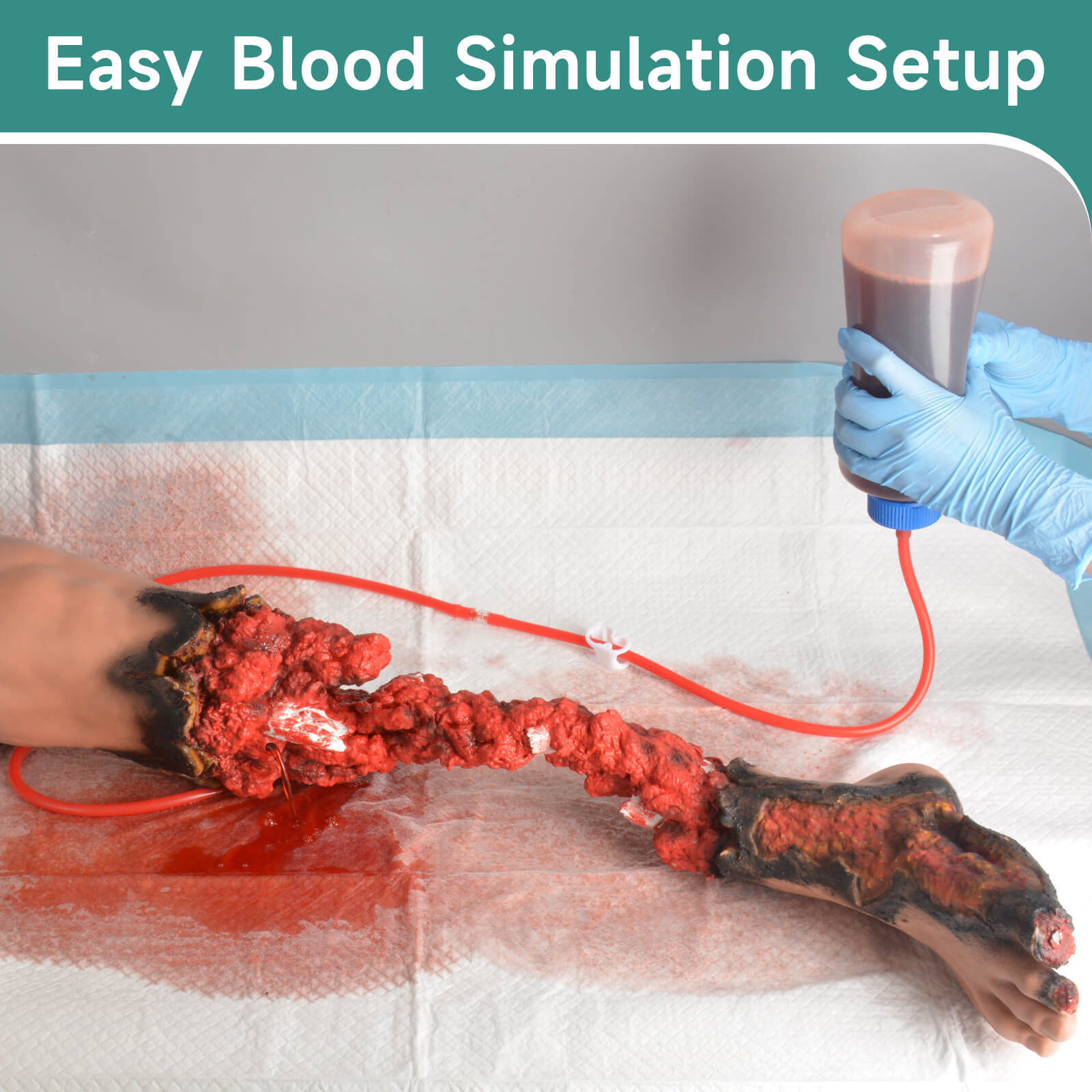 Partial Leg Amputation Trauma Trainer, Right