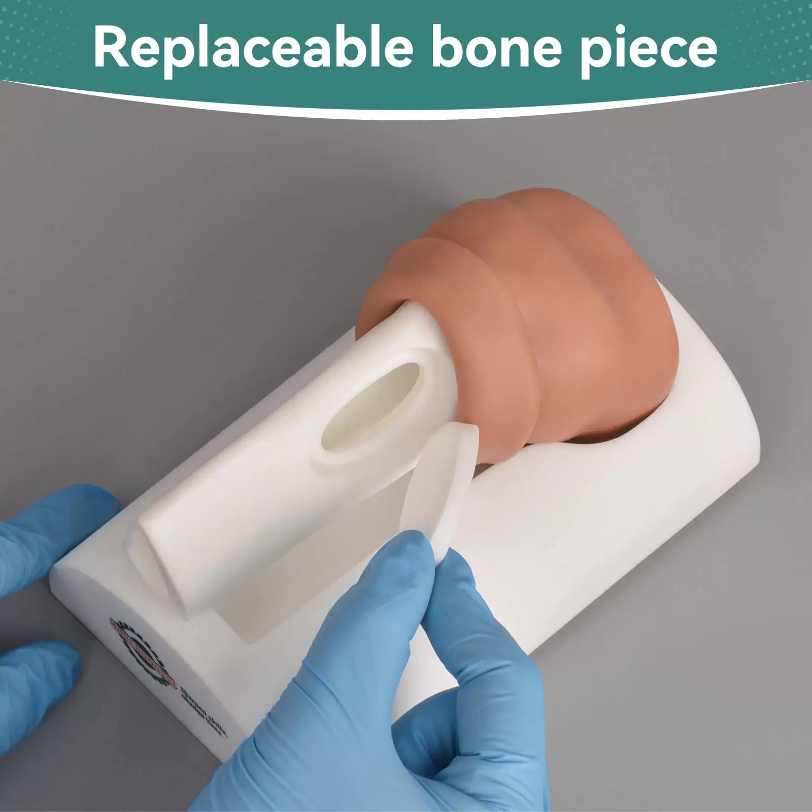 Pediatric Intraosseous(IO) Tibia Trainer with Skin Pad, Sleeve-Type