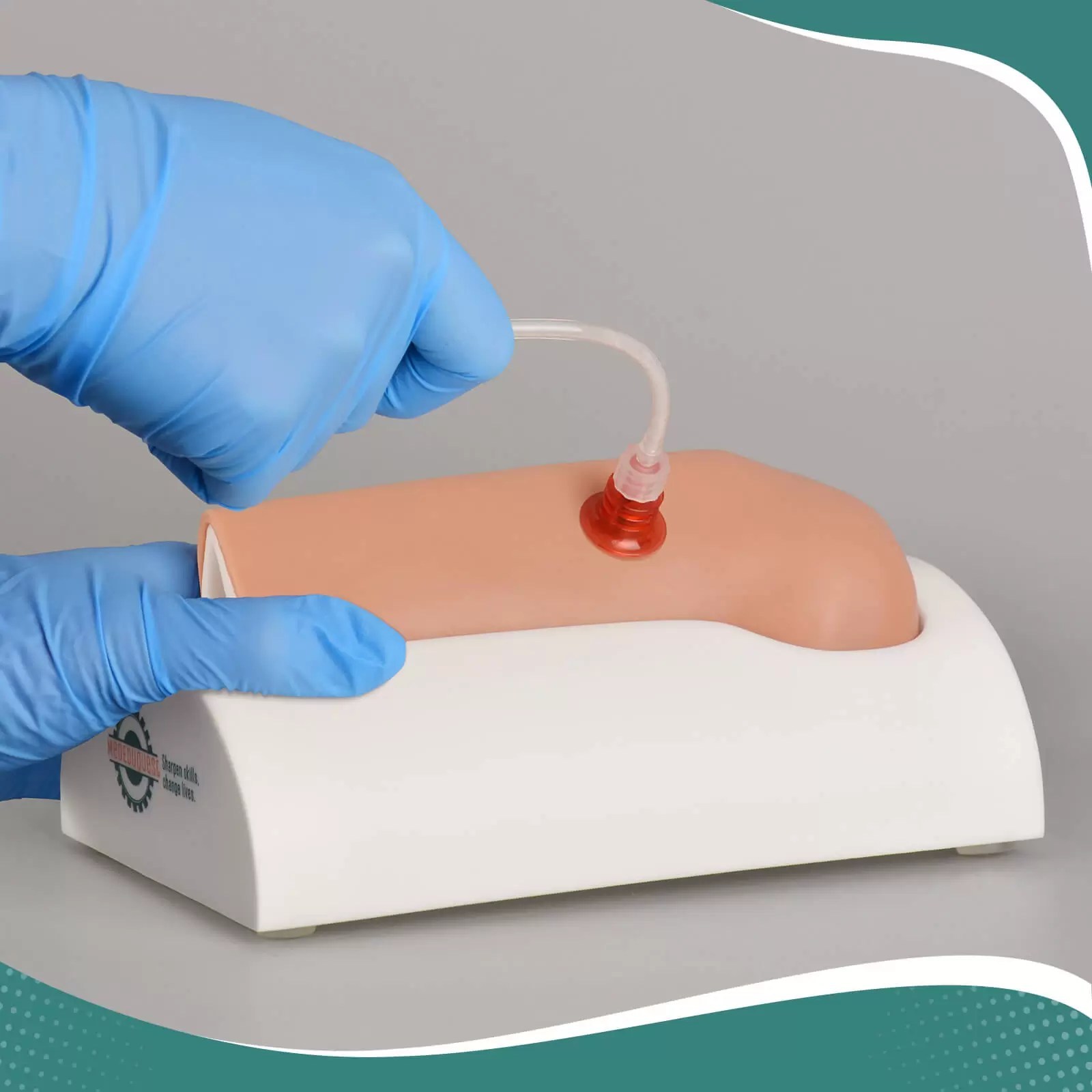 Pediatric Intraosseous(IO) Tibia Trainer with Skin Pad, Sleeve-Type