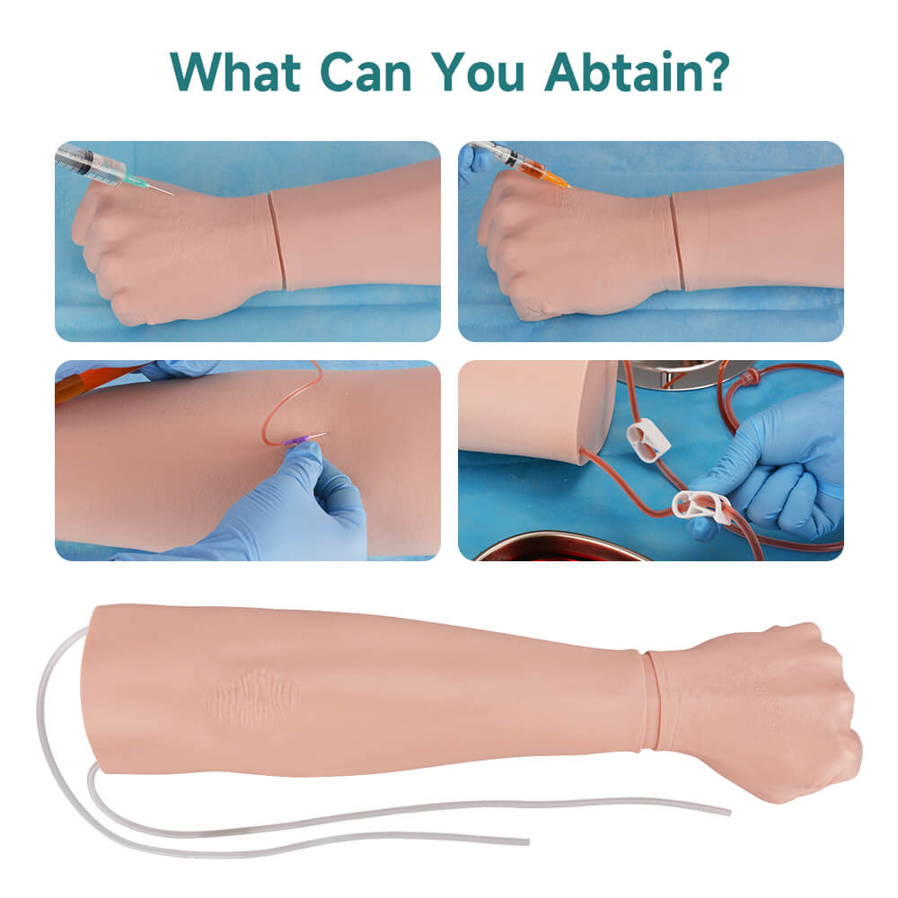 Phlebotomy Practice Arm with Replaceable Skin & Veins