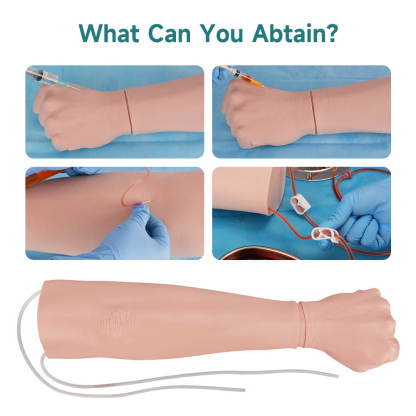 Phlebotomy Practice Arm with Replaceable Skin & Veins