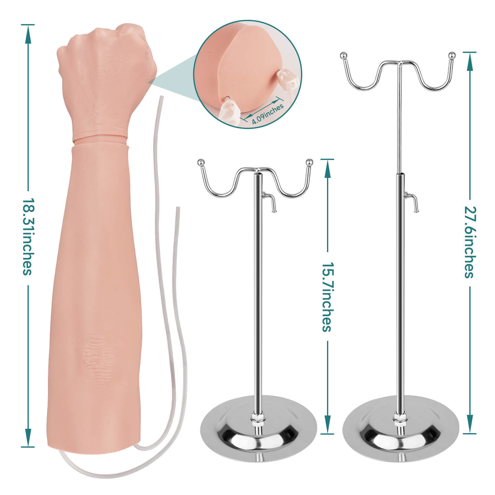 Phlebotomy Practice Arm with Replaceable Skin & Veins