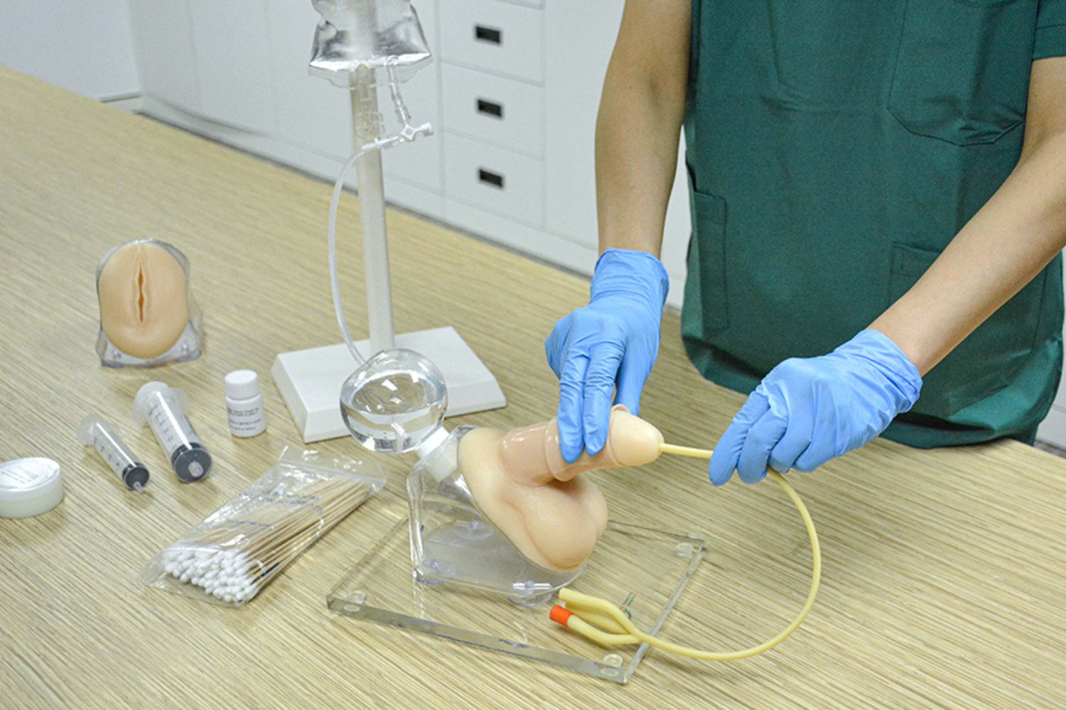 How to Practice for Urinary Catheterization with a Simulator