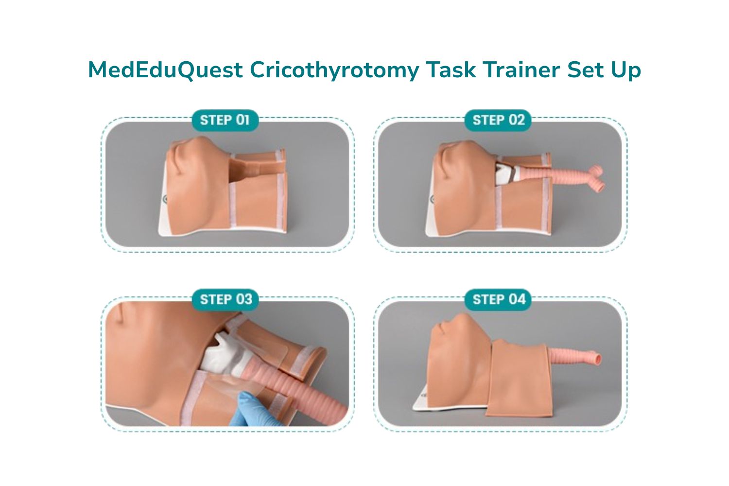 How to Set Up MedEduQuest Cricothyrotomy Trainer for Practice
