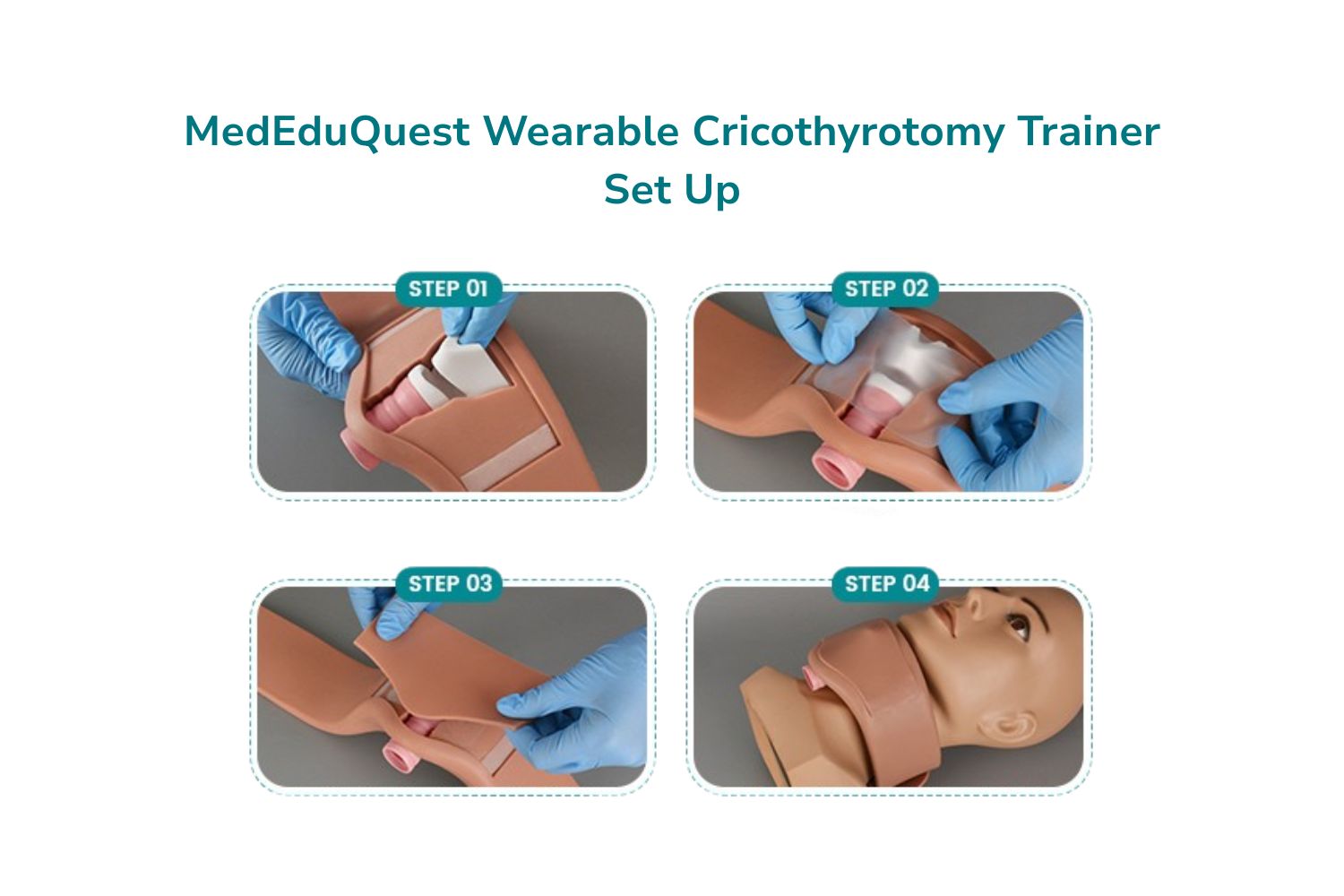 How to Set Up the Wearable Cricothyrotomy Task Trainer