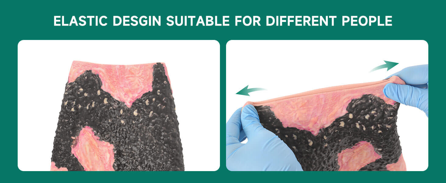 Severe Leg Burn Wound Care Trainer 