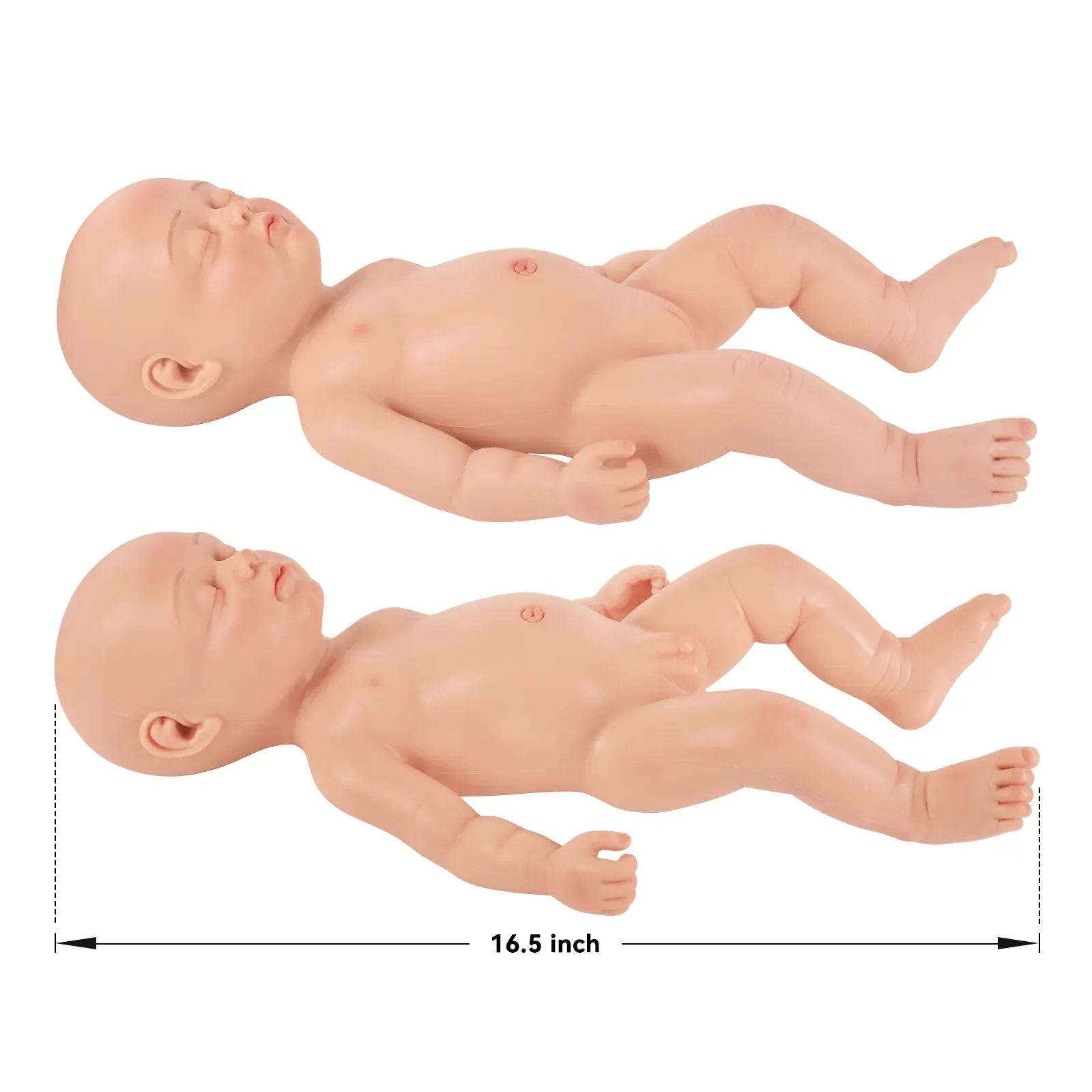 Silicone Baby Girl Care Model for Nursing & Parenting Education