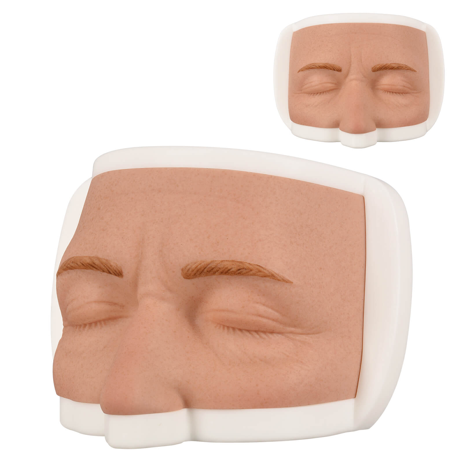 Realistic Silicone Eye Injection Practice Face Model