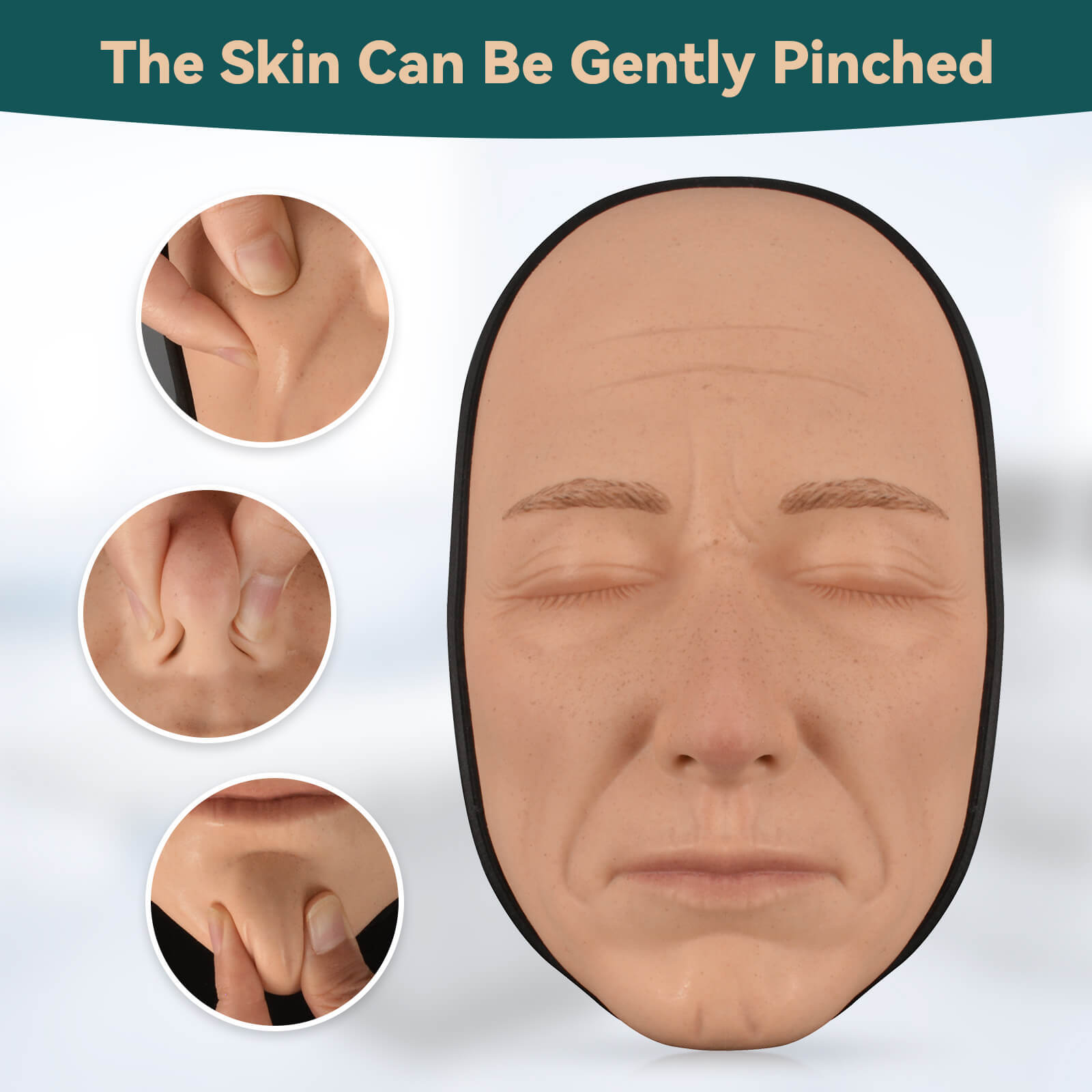 Silicone Soft Multi-Directional Female Facial Injection Mannequin