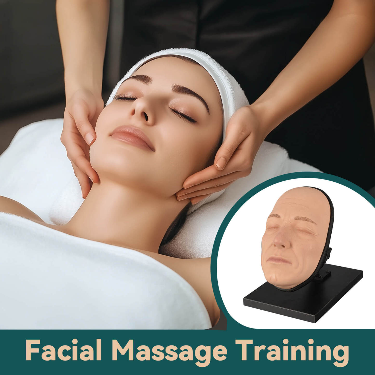 Multi-Directional Female Facial Injection Manikin