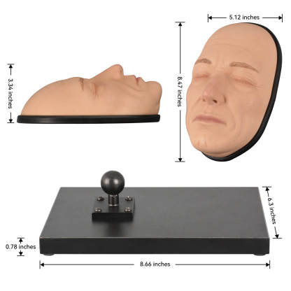 Multi-Directional Female Facial Injection Training Model Size