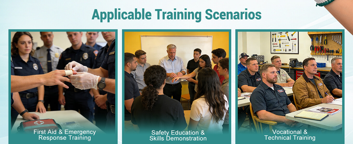 Slip-On Finger Fracture Wound Simulator Application