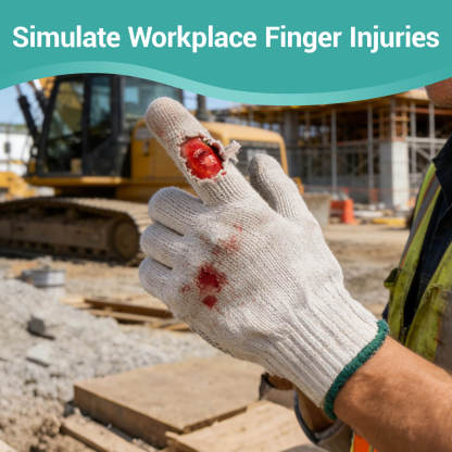 Slip-On Finger Fracture Wound Simulator Application