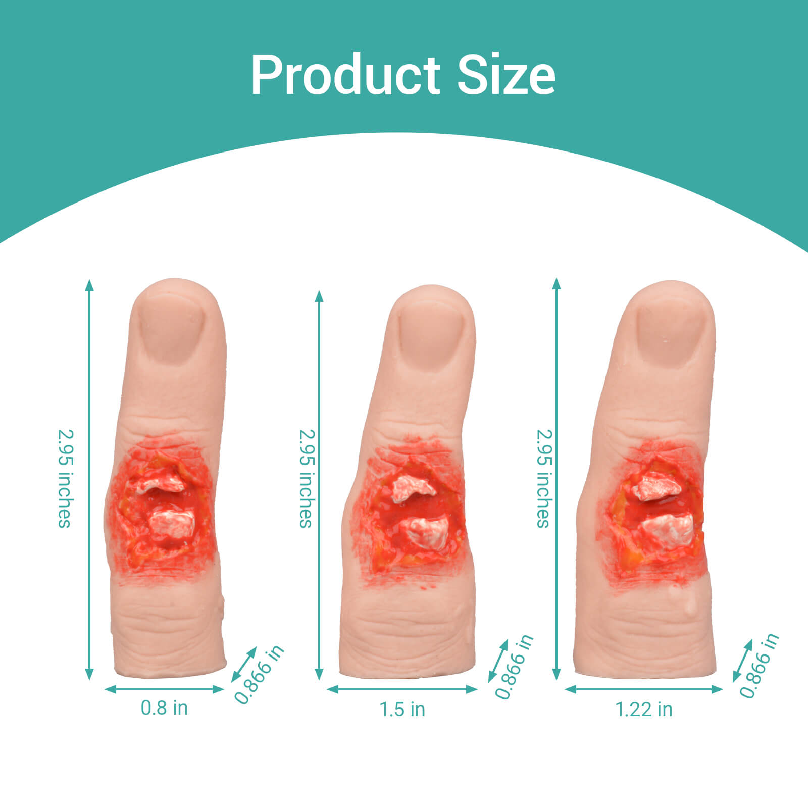 Finger Fracture Wound Trainer Size