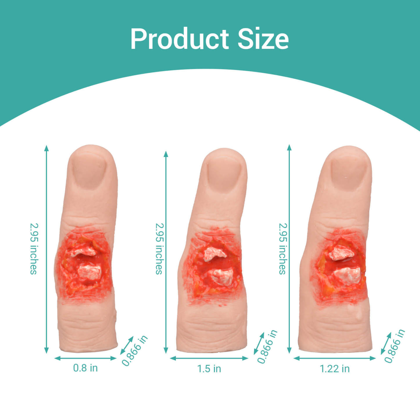 Finger Fracture Wound Trainer Size