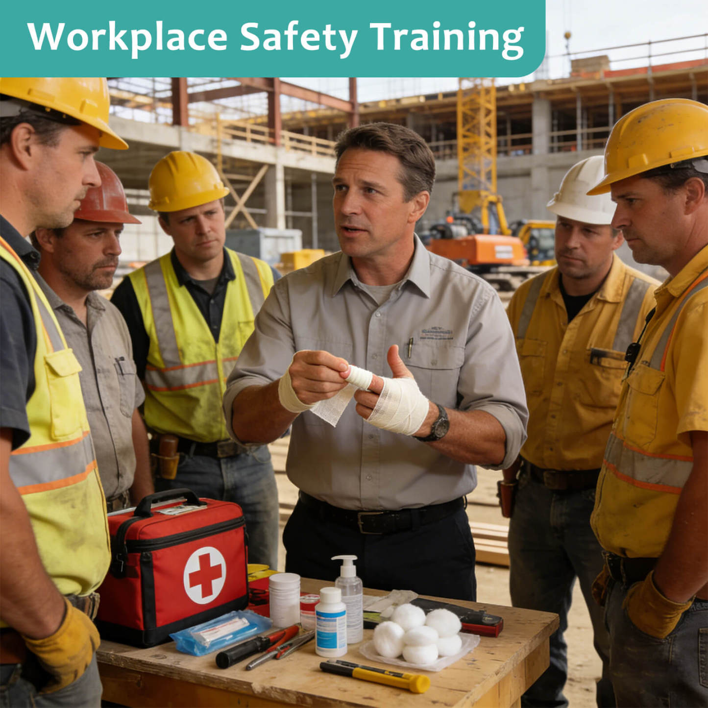 Realistic Finger Fracture Wound Trainer for Workplace Safety Training