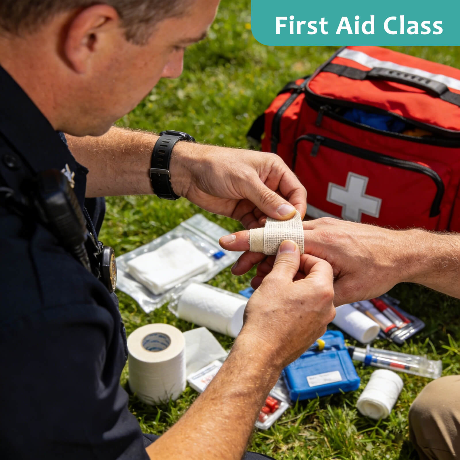 Slip-On Finger Fracture Wound Simulator Application