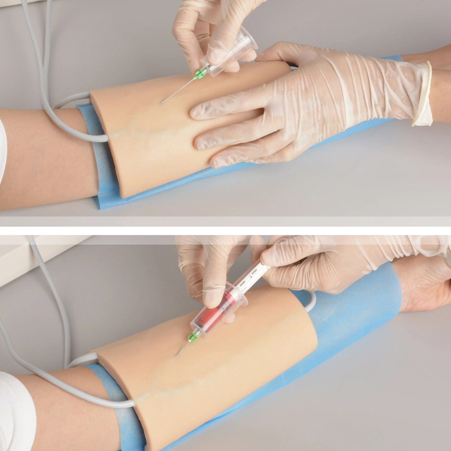 Wearable Forearm IV Practice Sleeve for Phlebotomy & Injection