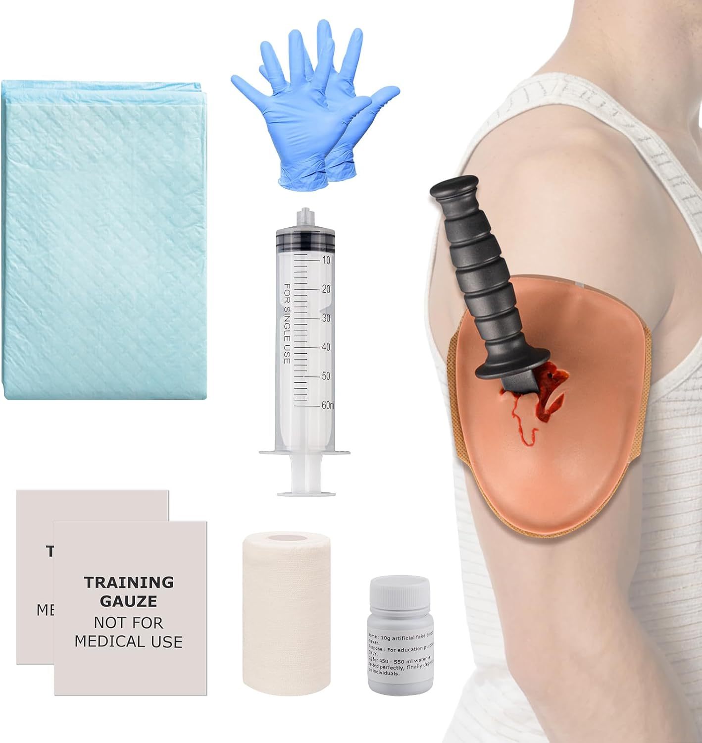 Wearable Stab Wound Training Kit