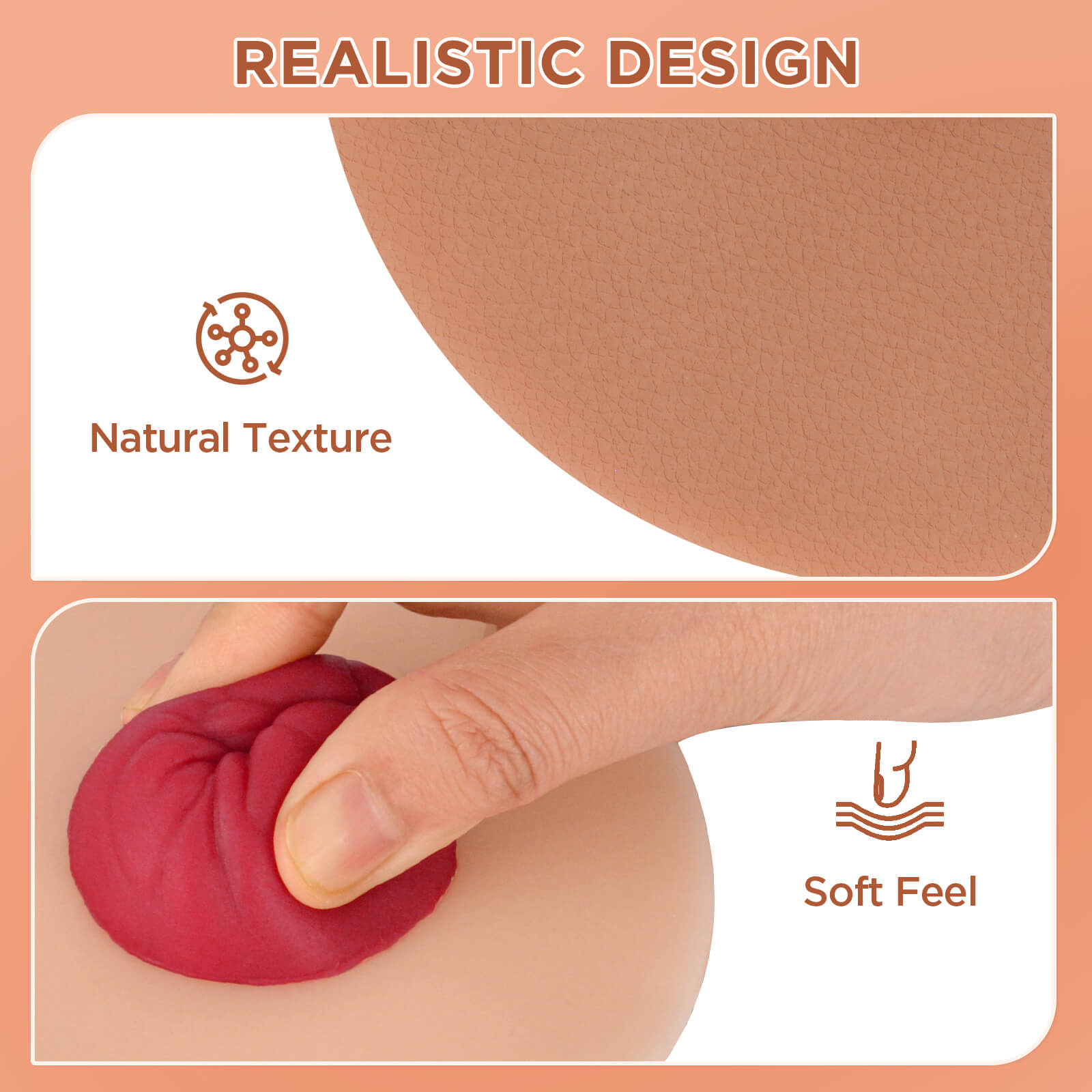 Sticky Colostomy Care Simulators, Tan Skin Tone