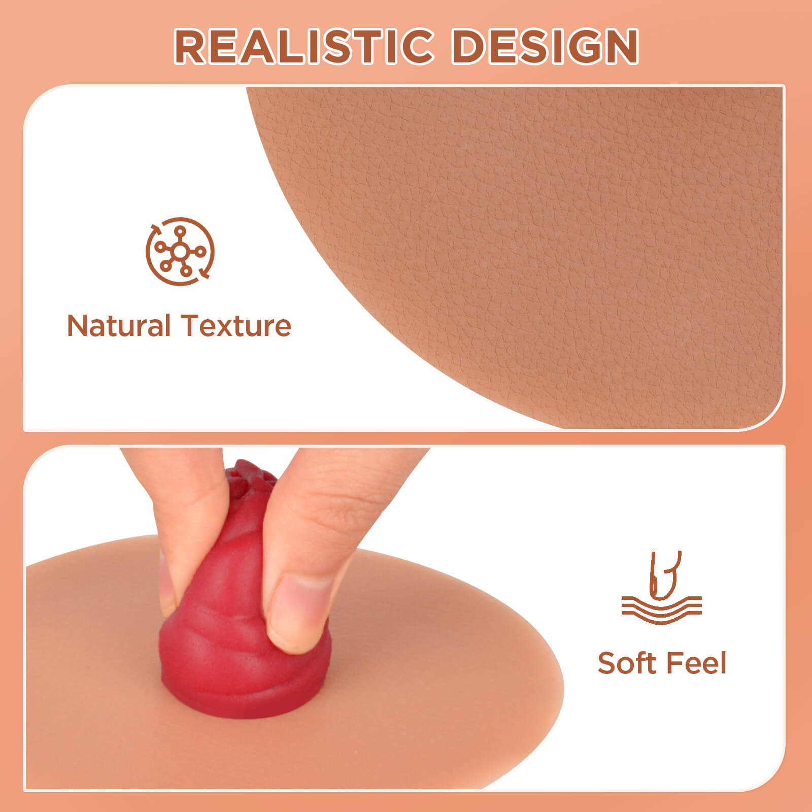 Sticky Ileostomy Stoma Training Models, Tan Skin