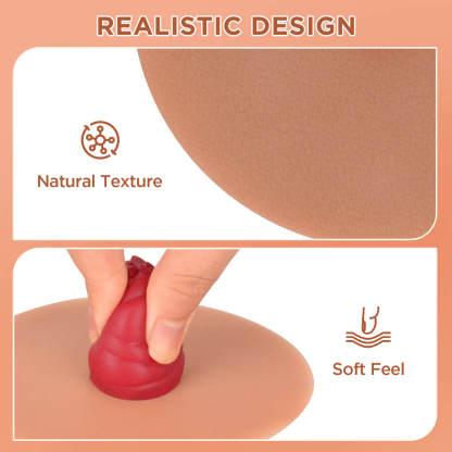 Sticky Ileostomy Stoma Training Models, Tan Skin