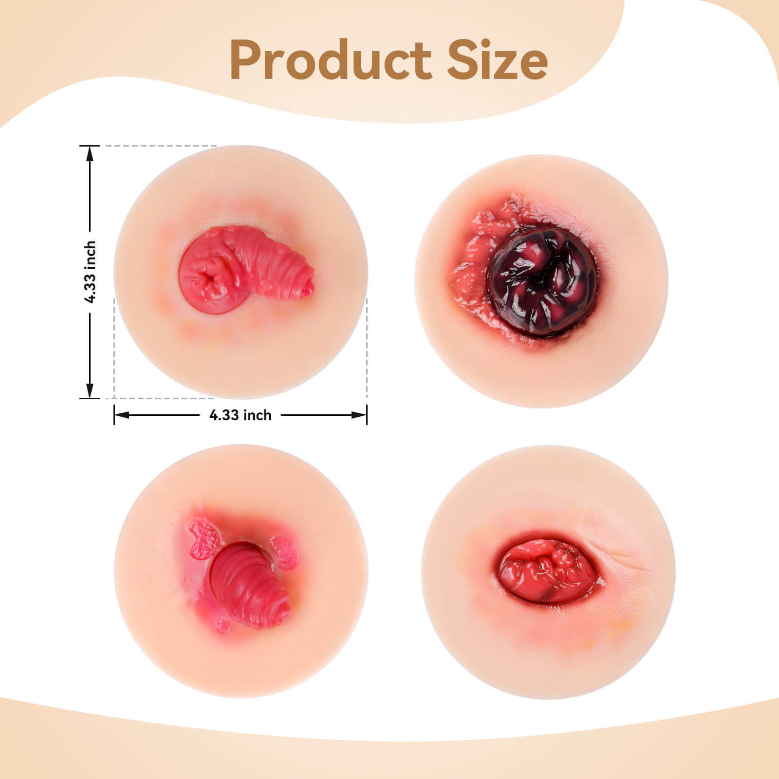 Sticky Unhealthy Stoma Simulation Model Size