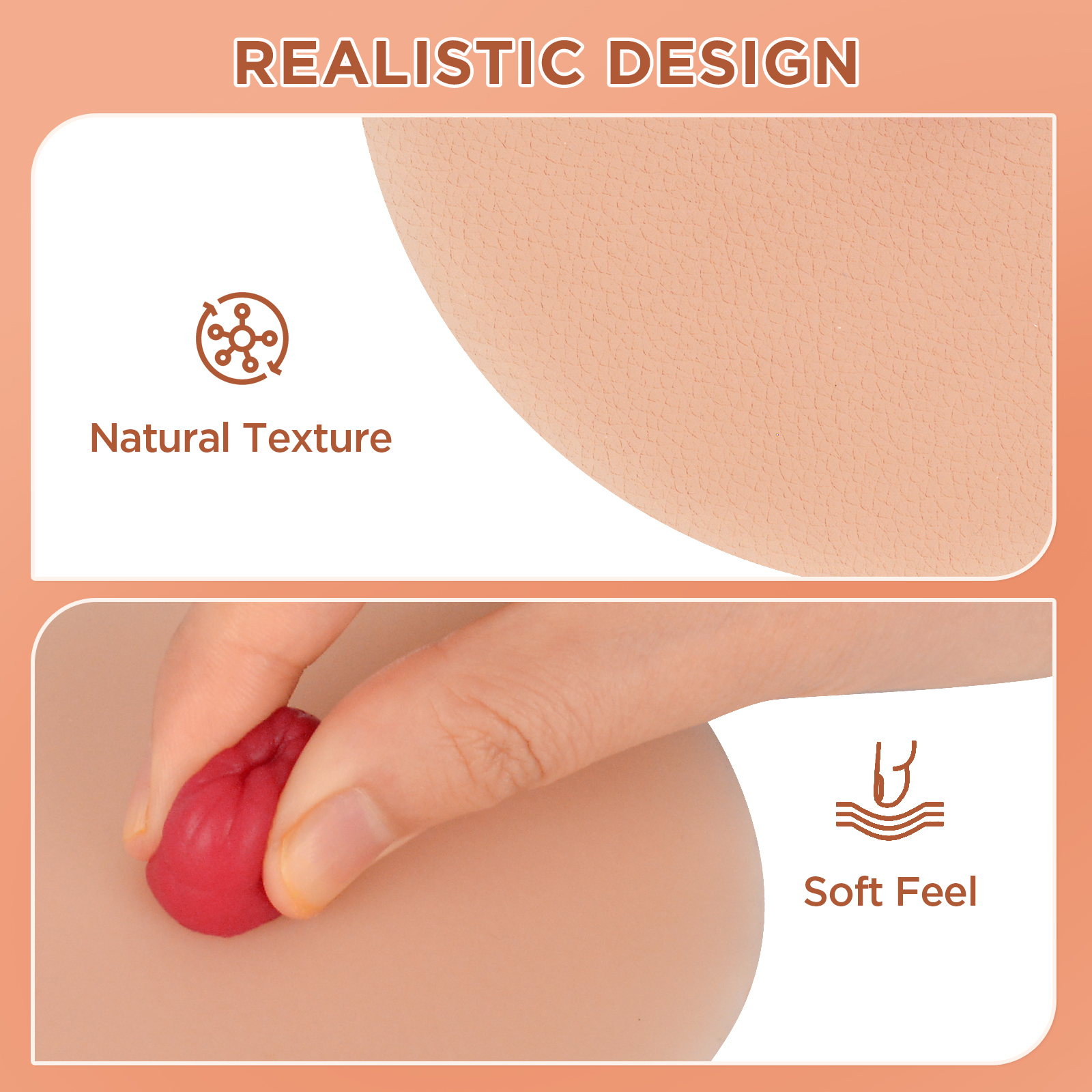 Sticky Urostomy Simulator for Ostomy Care Practice, Multi-Skin Tone