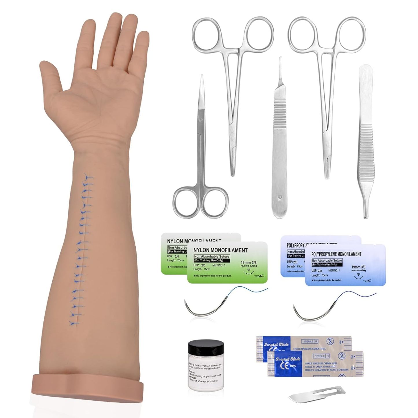 Suture and Stapling Practice Arm Kit for Medical Students
