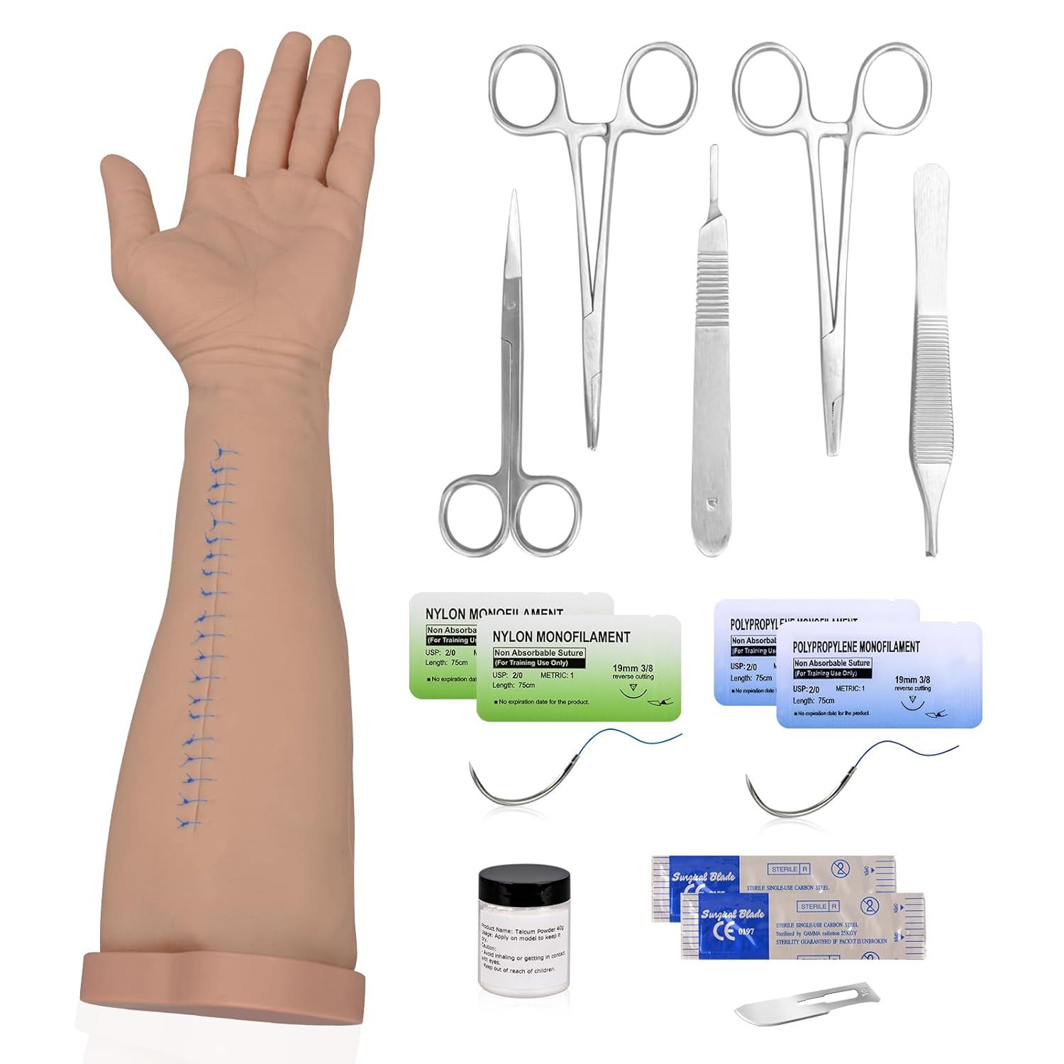 Suture and Stapling Practice Arm Kit for Medical Students