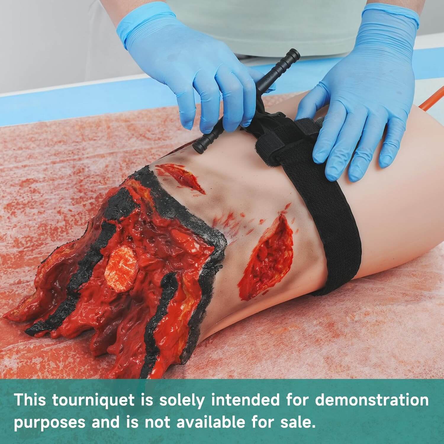 Thigh Amputation Tourniquet Wound Packing Trainer Kit