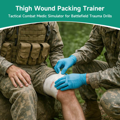 Thigh Wound Packing Trainer Sleeve for Trauma Simulation