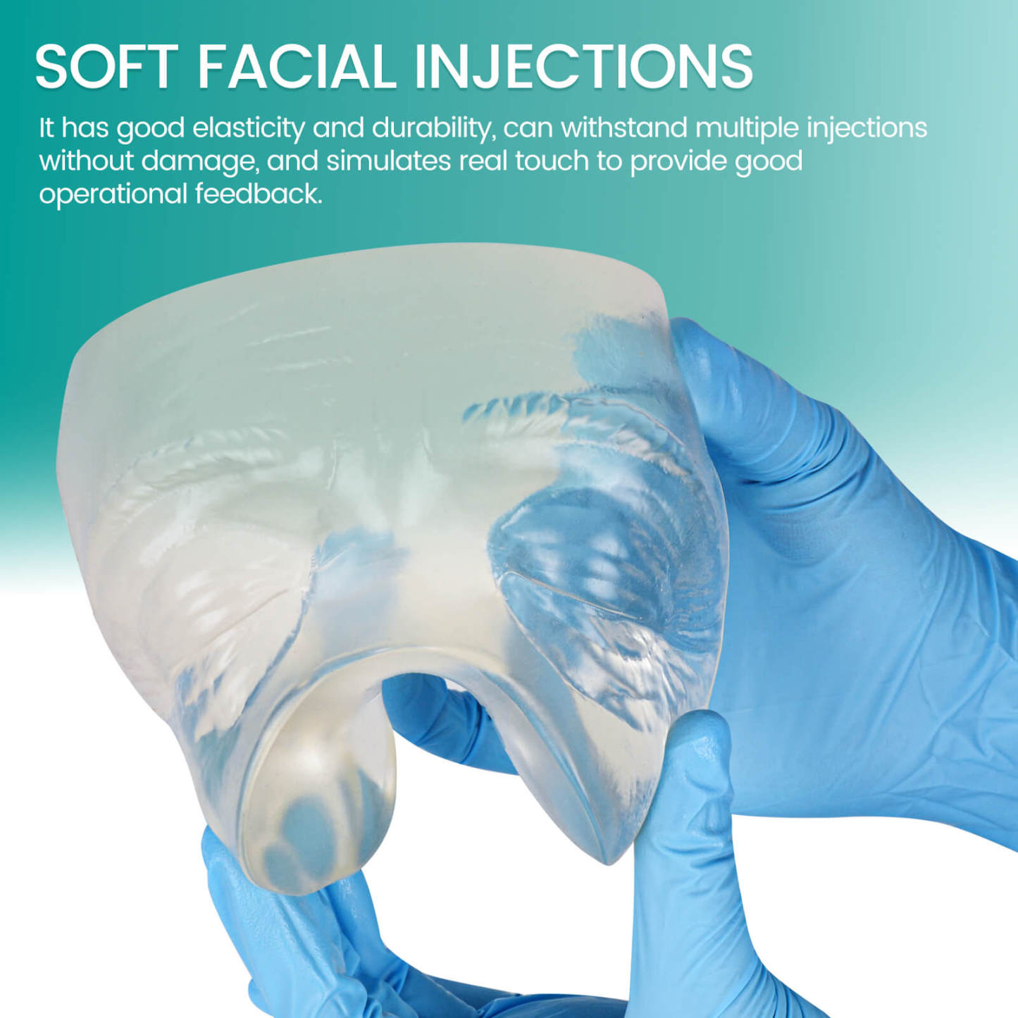 Transparent Facial Injection Eyes Model for Filler & Injection Practice