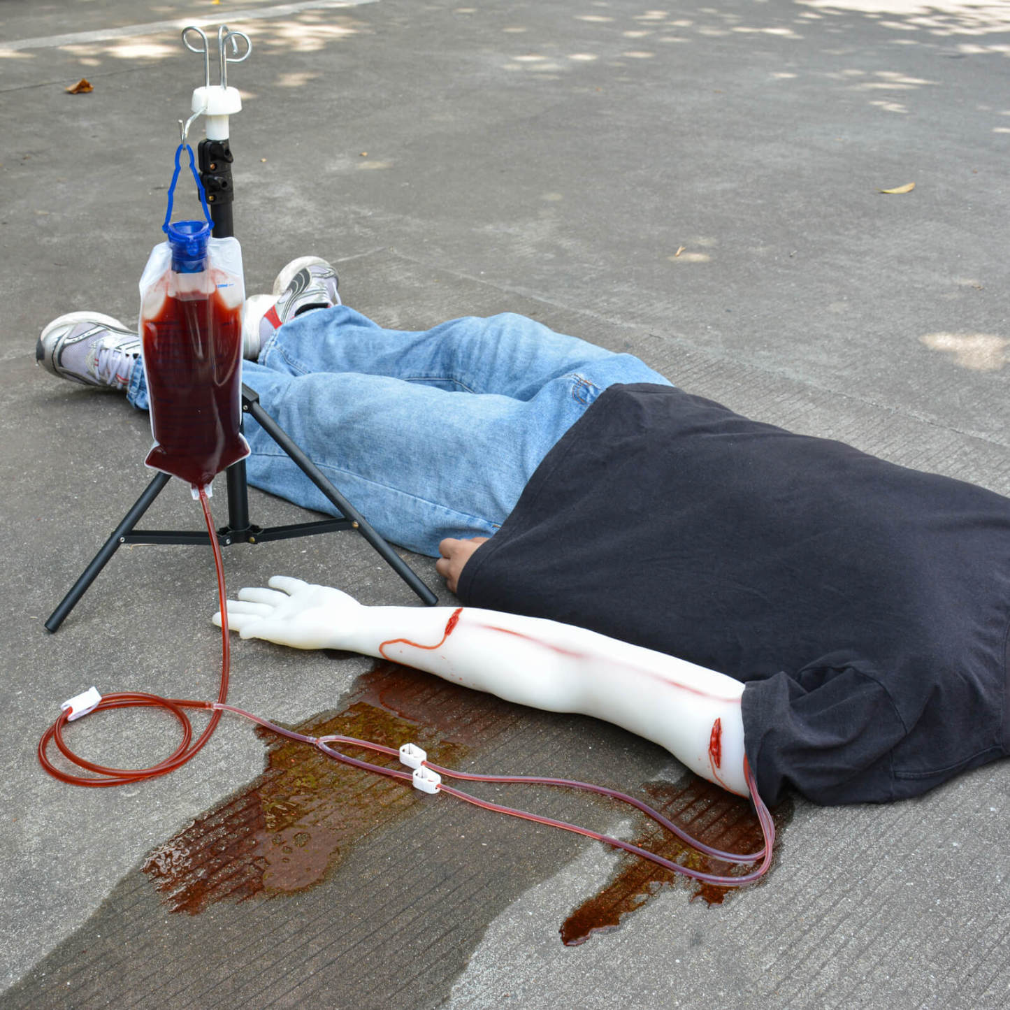 transparent haemorrhage control arm trainer