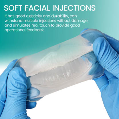 Transparent Facial Injection Lip Model for Filler & Injection Practice