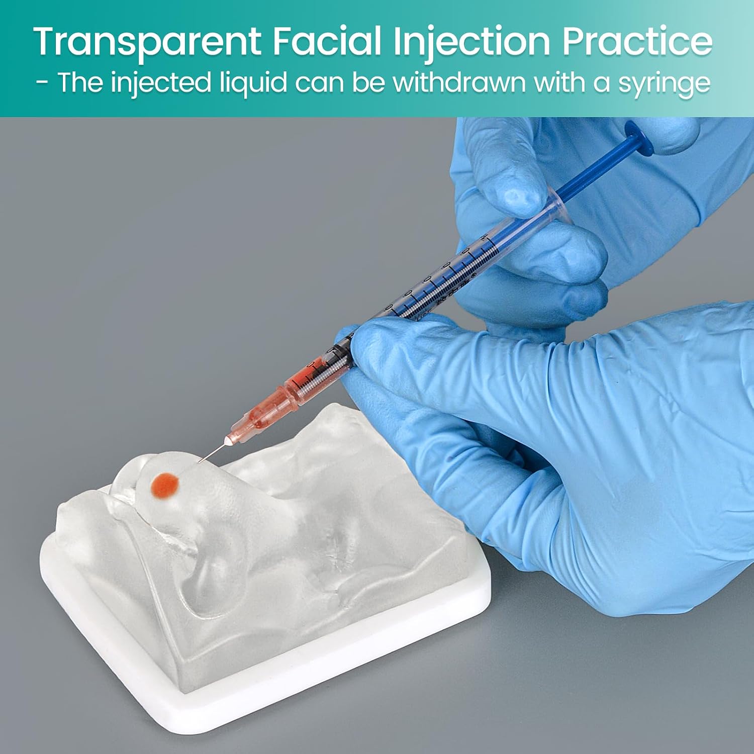 Transparent Nose Filler Practice Model