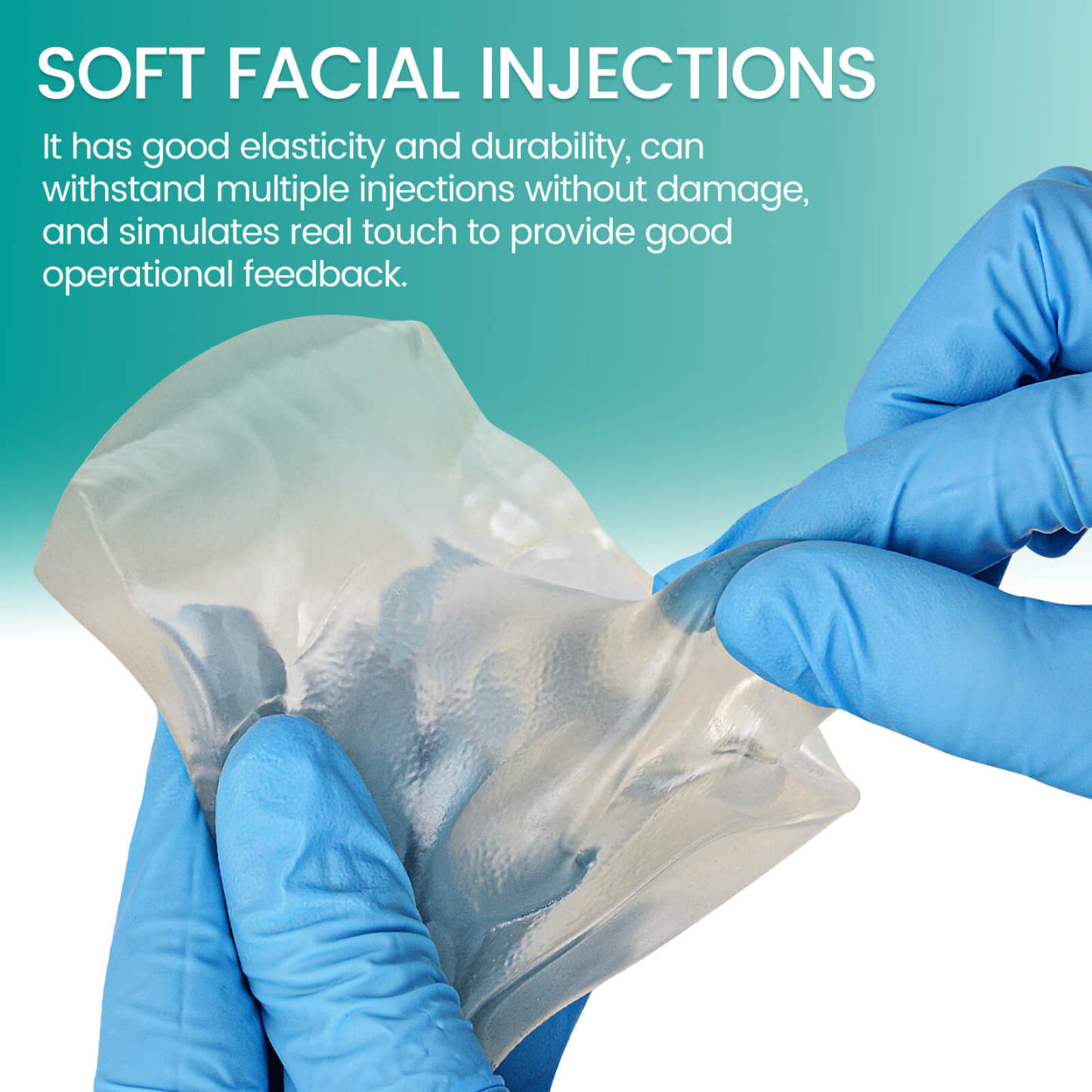 Transparent Facial Injection Nose Model for Filler & Injection Practice