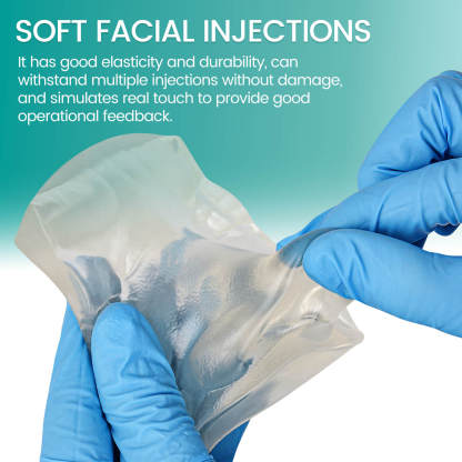 Transparent Facial Injection Nose Model for Filler & Injection Practice