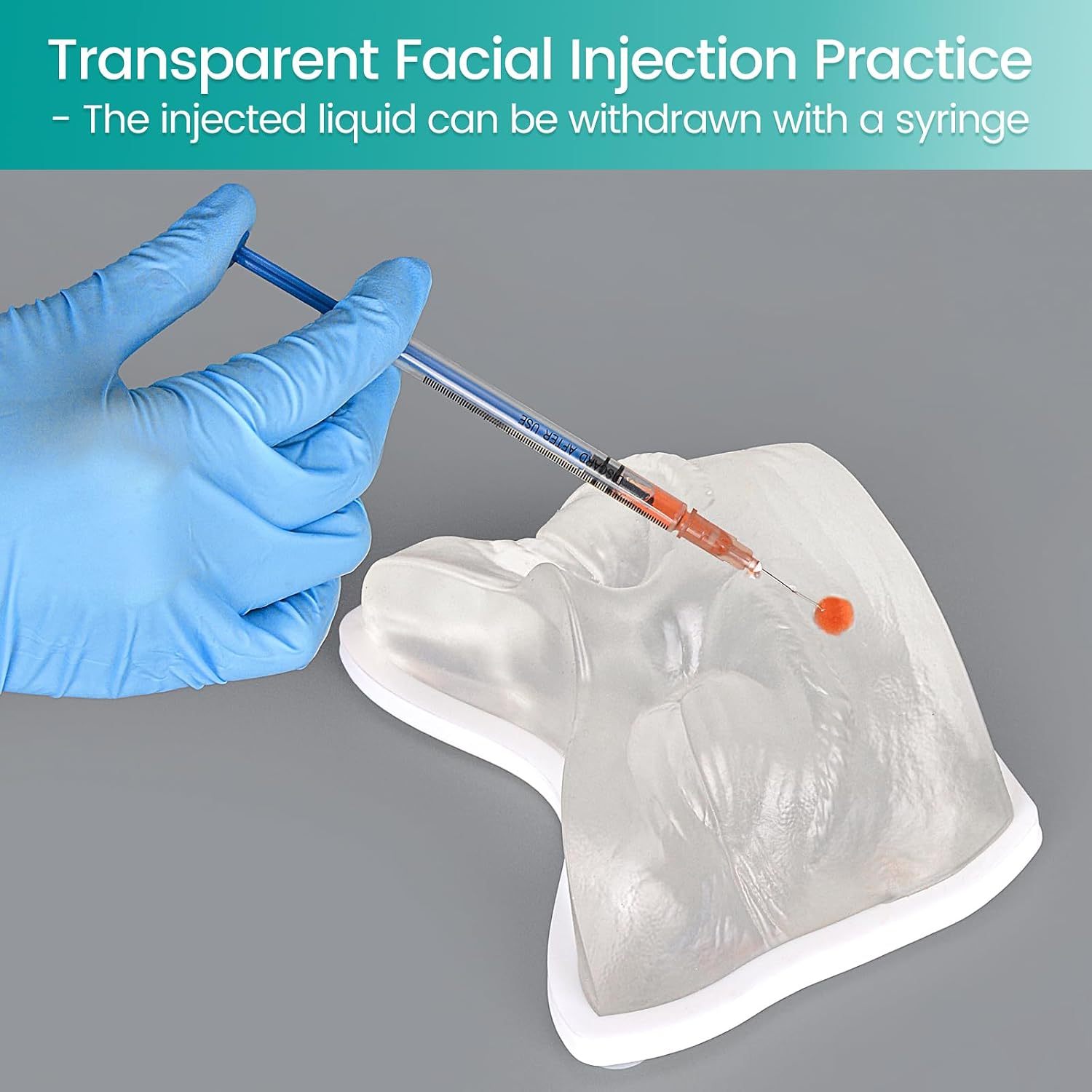 Transparent Eye Filler Practice Model
