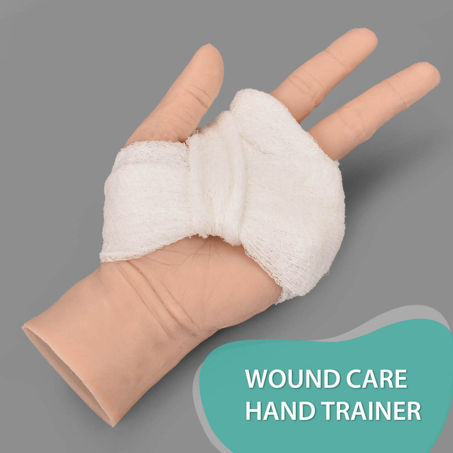 Light Skin Trauma Hand for Wound Packing Training