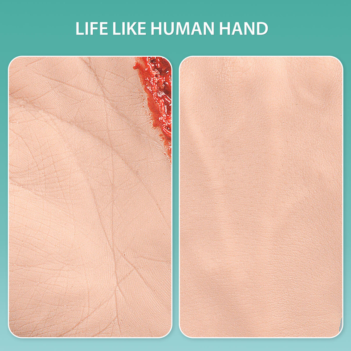 Realistic Trauma Hand for Wound Packing Training