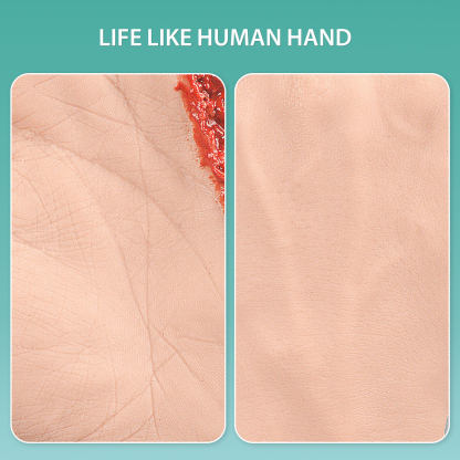 Realistic Trauma Hand for Wound Packing Training