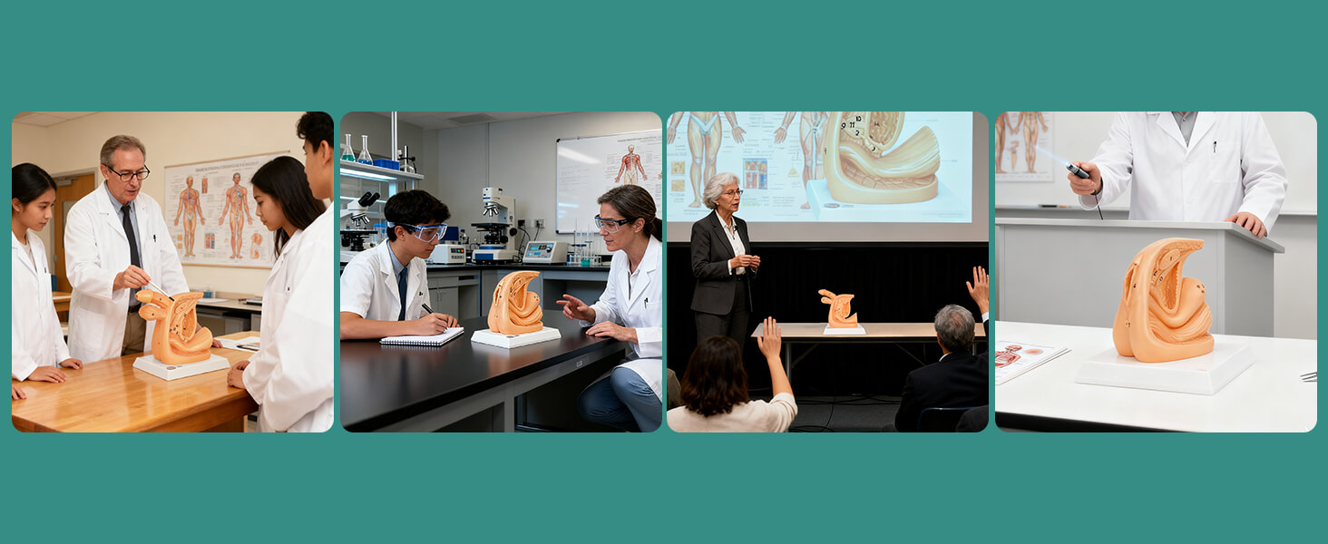 Male Urinary Catheterization Practice Model with Numbered Anatomy Application