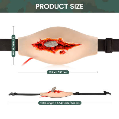Wearable Penetrating Abdominal Trauma Trainer Kit