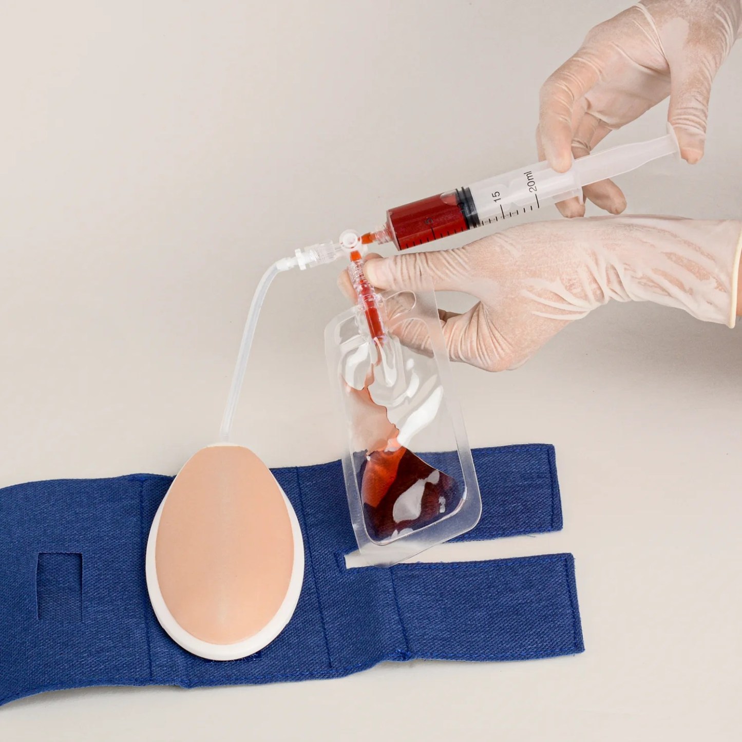 Wearable IV Cannulation Insertion Practice Kit