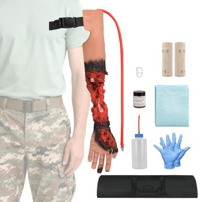 Wearable Arm Amputation Trauma Wound Packing Training Kit